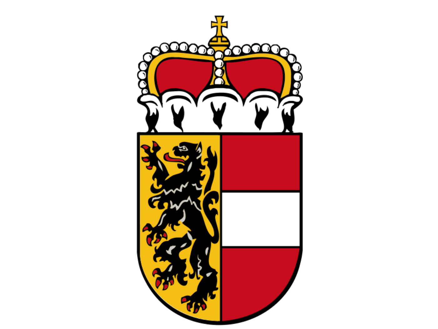 Landeswappen des Bundeslandes Salzburg